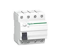 Schneider Electric A9Z05463 ID K, Differential Switch, Class AC, 4P, 63A, 30mA, 68mm x 72mm x 81mm, White