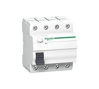 Schneider Electric AC A9Z05440 Residual Current Circuit Breaker 4P 40A 30mA White
