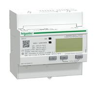 Schneider Electric Acti9, a9mem3210 Meter Energy iem3210 Ti Pulse Output, Mid, 3P + N, 95 mm Height x 69 mm x 90 mm depth; 5 A; 50/60 Hz; White