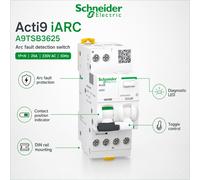 Schneider Electric Acti9 iARC A9TSB3625 AFDD 1P+N 25A 230V DIN Rail