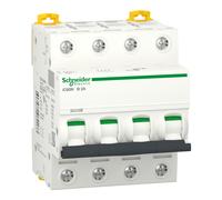 Schneider Electric Acti9 iC60N 4P B2A Circuit Breaker - A9F73402