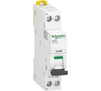 Schneider Electric - Acti9 iDT40T - Modular Circuit Breaker - 1P+N - 25A - Curve B - 4500A/6kA - A9P12625