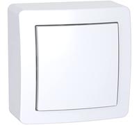 Schneider Electric ALB62051P Alrea Toggle Switch with Frame, White