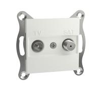 Schneider Electric Asfora TV/SAT socket white IP20 flush-mount