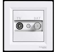 Schneider Electric Asfora Satellite TV Socket White
