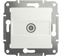 Schneider Electric Asfora TV socket white IEC 9.52 mm plug