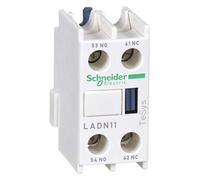 Schneider Electric Auxiliary Contact Block, Front Mount, NO NO with Screw Connection 10A TeSys x 1 Piece