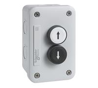 Schneider Electric control station XAL-E - white pushbutton 1 NO + black pusbutton 1 NO