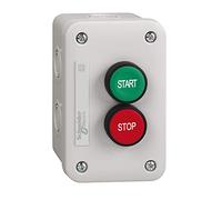 Schneider Electric control station XAL-E with green pushbutton 1 NO START + red 1 NC STOP