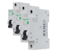 Schneider Electric Easy9 - MCB Miniature Circuit Breaker, 1 Pole, Type B, 6kA Breaking Capacity, 6A, 230V, EZ9F16106 (Pack of 3)