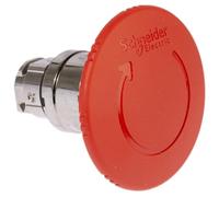 Schneider Electric Emergency stop head, Harmony XB4, switching off, metal, red mushroom 60 mm, 22 mm, trigger latching turn to release