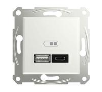 Schneider Electric EPH2770421D Asfora USB charging station white g...