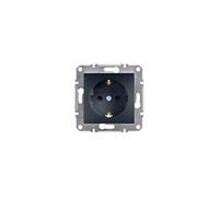Schneider Electric eph2900271 Base Plug Schuko 16 A 250 V, Anthracite