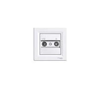 Asphora, 1dB RTV Power Socket, White, EPH3300121