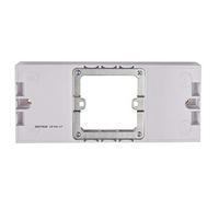 Schneider Electric Exclusive White Moulded - 3 Gang Architrave Pattress, 25 mm, GPAT3G25, White