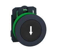 Schneider Electric FLUSH MOUNTED BLACK FLUSH CAPS PUSHBUTTON WHITE MARKED ARROW 1NO SCREW CLAMP