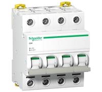 Schneider Electric A9S65440 iSW Switch in Charge, 4P, 40A, 240V, 73 mm x 72 mm x 85 mm, White