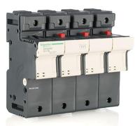 Schneider Electric, Fuse carrier TeSys DF, 3P+N 125A, fuse size 22x58 mm, DF223NC