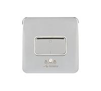 Schneider LSD 10A 3P Isolator Switch White Insert - Polished Chrome - GGBL1013WPC