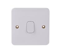 Schneider Electric GGBL2011 Lisse White Moulded 20AX DP Switch with LED Indicator