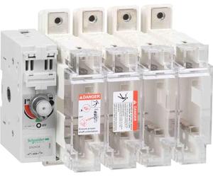 Schneider Electric GS2KG4 Fuse Switch Body 4P LH 125A, Fuse Disconnect Sw.4 X 125A 22 X 58