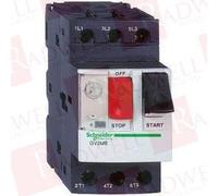 Schneider Electric TeSys GV2 - Motor Circuit Breaker, 3 Pole, 0.4-0.63A, Thermal Magnetic, Toggle Control, Screw Clamp Terminals, GV2ME04