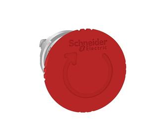 Schneider Electric, Harmomny, ZB4BS844, Emergency stop head, switching off, metal, red mushroom Ø40, Ø22, trigger latching turn to release