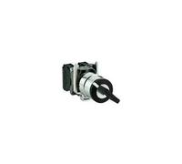 Schneider Electric Harmony XB4 - Key Selector Switch, Metal, 2 Positions, Ronis 455 Keylock, Stays Put, 1NO, 22 mm Mount, XB4BG21, Black