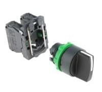 Schneider Electric XB5AD33, Selector Switch 3-Position Standard Handle 2NO