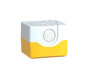 Schneider Electric - Harmony XALK Empty Enclosure, Plastic, Yellow Lid For Push Button Ø22, 1 Cut-Out, XALK01