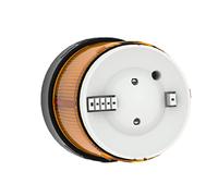 Schneider Electric - Harmony XVB Universal Illuminated Unit For Modular Tower Lights, Plastic, Ø70, Steady, Integral LED, 24V AC/DC, XVBC2B5, Orange