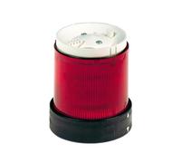 Schneider Electric - Harmony XVB Universal Illuminated Unit For Modular Tower Lights, Plastic, Ø70, Steady, Integral LED, 24V AC/DC, XVBC2B4, Red