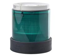 Schneider Electric - Harmony XVB Universal Illuminated Unit For Modular Tower Lights, Plastic, Ø70, Steady, Integral LED, 24V AC/DC, XVBC2B3, Green