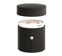 Schneider Electric - Harmony XVB UniversalBase Unit + Cover For Modular Tower Lights, Plastic, Ø70, Bottom Entry, Side Cable Entry, Black, XVBC21