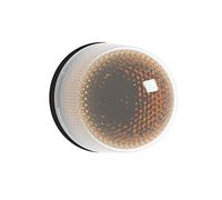 Schneider Electric - Harmony XVR Illuminated Beacon With Buzzer, Ø100, 70-90 dB, Integral LED, 12-24V DC, Orange, XVR3B05S