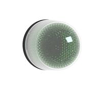 Schneider Electric - Harmony XVR Illuminated Beacon Without Buzzer, Ø100, Integral LED, 12-24V DC, Orange, XVR3B03