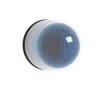 Schneider Electric - Harmony XVR Illuminated Beacon Without Buzzer, Ø100, Integral LED, 12-24V DC, XVR3B06, Blue
