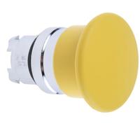 Schneider Electric, Harmony, ZB4BC5, Mushroom Push Button Head Ø40, Metal, Yellow