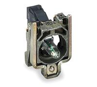 Schneider Electric, Harmony, ZB4BVB4, Red light block with body/fixing collar integral LED 24V