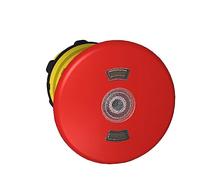 Schneider Electric, Harmony, ZB5AT8643M, Red Ø40 illum Emergency stop pushbutton head Ø22 trigger and latching