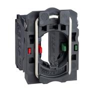 Schneider Electric, Harmony, ZB5AZ105, Single contact block with body/fixing collar, plastic, screw clamp terminal, 1 NO + 1 NC