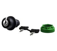 Schneider Electric, Harmony, ZB5FG4D, Flush mounted selector switch head key 8D1 2 pos stay put