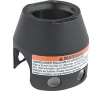 Schneider Electric, Harmony, ZBZ1602, Black metal padlockable guard for Ø40 mushroom head