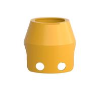 Schneider Electric, Harmony, ZBZ1605, Yellow metal padlockable guard for Ø40 mushroom head