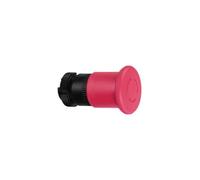 Schneider Electric Head for emergency switching off push button, Harmony XAC, red mushroom 40 mm, latching turn to release, unmarked
