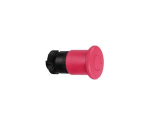 Schneider Electric Head for emergency switching off push button, Harmony XAC, red mushroom 40 mm, latching turn to release, unmarked