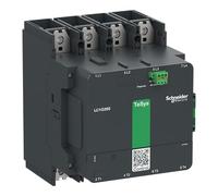 Schneider Electric High power contactor, TeSys Giga, 4 pole (4NO), AC-1 =440V 385A, standard version, 100…250V wide band AC/DC coil