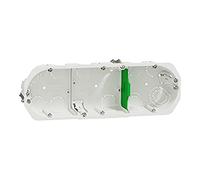 Schneider Electric IMT35934 Multifix Flush-Mounting Box Diameter 67 mm Depth 40 mm 3 Hole Spacing 71 mm