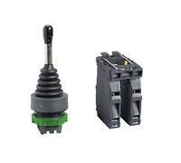 Schneider Electric joystick controller Ø22 4-direction spring return 1NO per direction