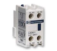 Schneider Electric, Auxiliary contact block, TeSys D, 1NO + 1NC, front mounting, screw clamp terminals, LADN11